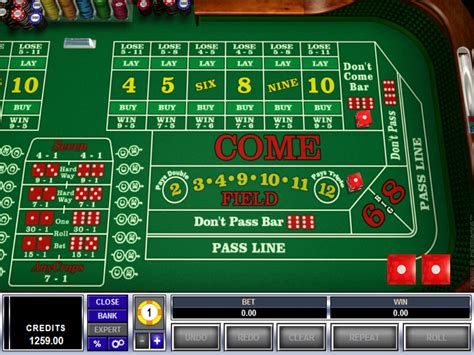 casino dice layout